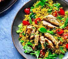 Moroccan chicken with couscous