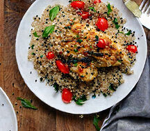 Mediteranean quinoa chicken