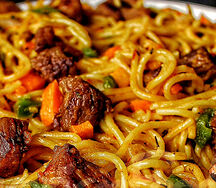 Spaghetti rognons façon kiosque