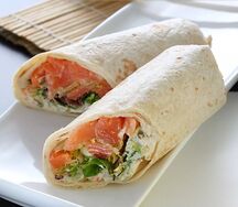 Wrap de saumon