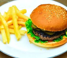 Beef Burger Plate