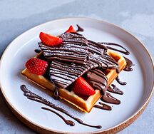 Nutella & Strawberry Waffle