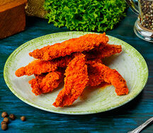 Buffalo Chicken Strips Plate