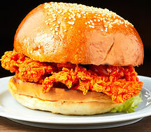 Buffalo Zinger Chicken Burger