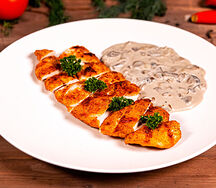Mushroom Chicken Plate