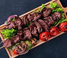 Beef Platter (3 skewers)