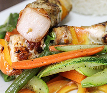 Brochette de mérou