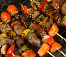 Brochette de viande de bœuf