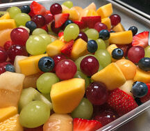 Fresh Fruit Salad - Honey Lime Rainbow
