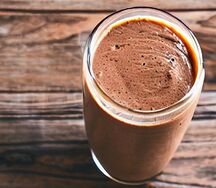 Chocolate, Peanut Butter, & Banana Smoothie