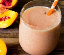 Orange & peach smoothie