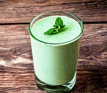 Romany mint milkshake