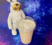 Айс пряный раф с малиной