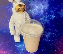 Айс пряный раф с малиной
