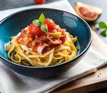 Tagliatelle à la crème