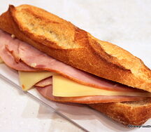 Sandwich jambon fromage
