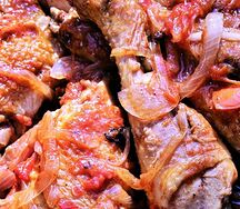 Demi plat de poulet sauté