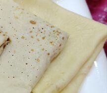 3 Crêpes nature sucrée
