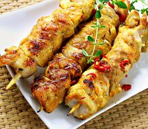 Brochettes de poulet