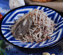 Нарын с бульоном