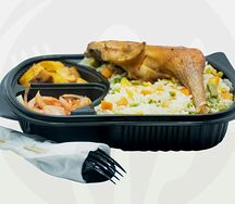 Fried rice poulet pondeuse