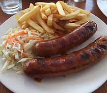 Sausage & chips