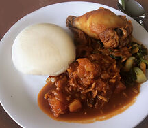 Nshima & chicken
