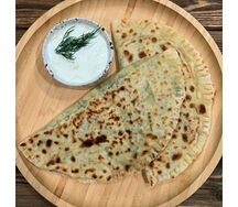 Кутабы с сыром и зеленью