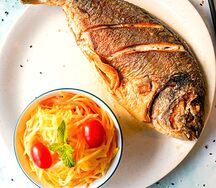 Poisson sosso frit
