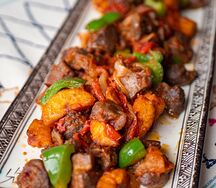 Gésier sautée aux légumes