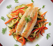 Poisson st pierre sauté aux légumes