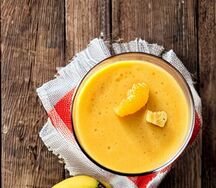 Apple, Banana, Mango, & Orange Smoothie