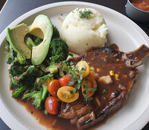 T-bone & nshima