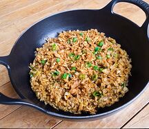 Riz sauté au poulet