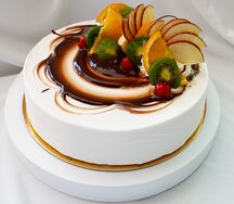 Торт Медовый с фруктами