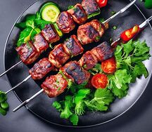 Шашлык из cвинoй шеи