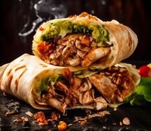 Шаурма копчёная с курицей в лаваше