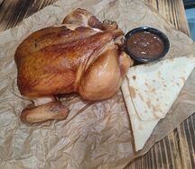 Курочка горячего копчения