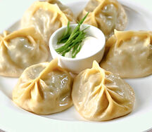 Манты с мясом