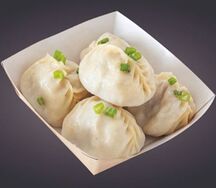 Манты с говядиной и картошкой