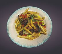 Картофель с овощами