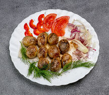 Шашлык из молодого картофеля