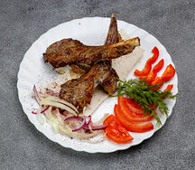 Шашлык из бараньей корейки