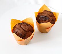 Маффин какао с шоколадом