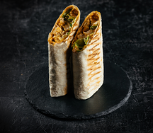 Дон с курицей и горчичной заправкой