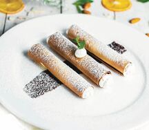Канноли с кремом маскарпоне