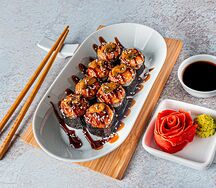 Ролл запеченный с мидиями