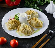Манты на пару