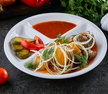 Баранина в казане с запеченным картофелем