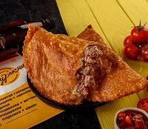 Чебурек с говядиной и свининой